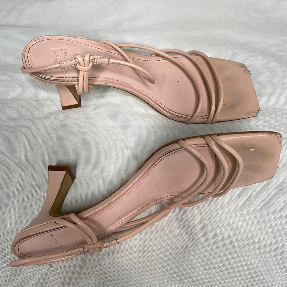 Marc Fisher Pink Strappy Heels